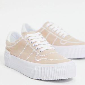 ASOS DESIGN Dekko sneakers in natural